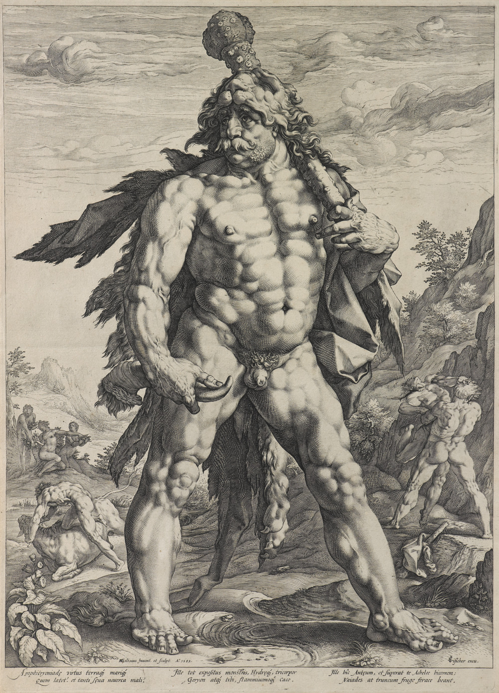 Hendrick Goltzius, The Great Hercules (1589)