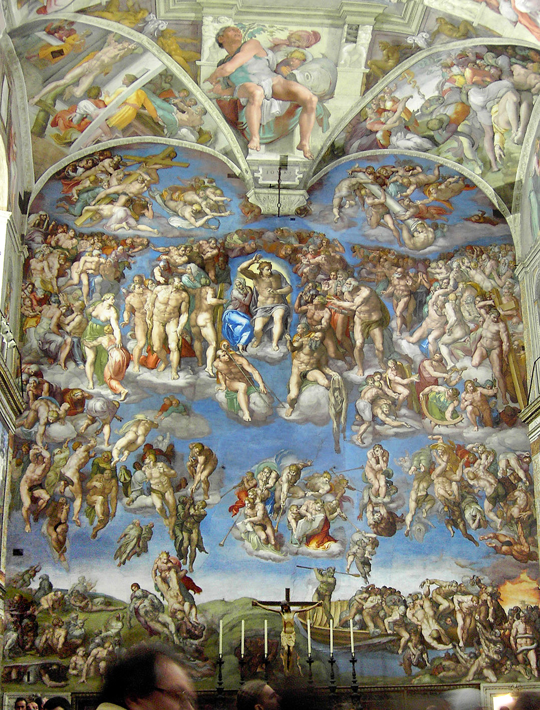 Michelangelo Buonarroti, The Last Judgment (1536–1541), Sistine Chapel, Rome