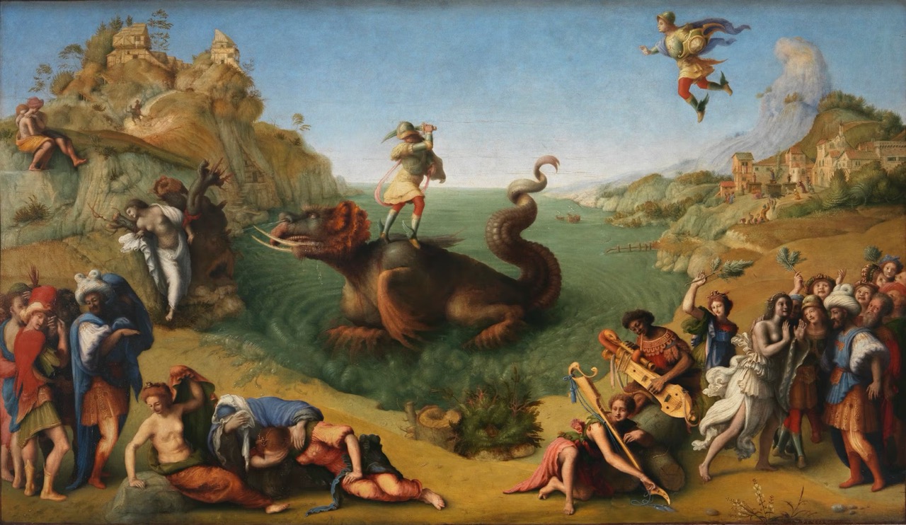 Filippino Lippi, Perseo libera Andromeda (1510-1515) (Gli Uffizi, Florence)
